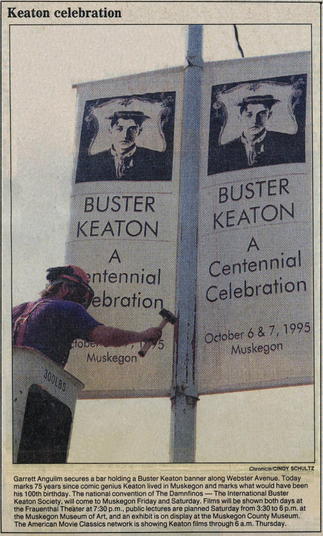  1st Annual Buster Keaton Celebration - Muskegon, MI 1995