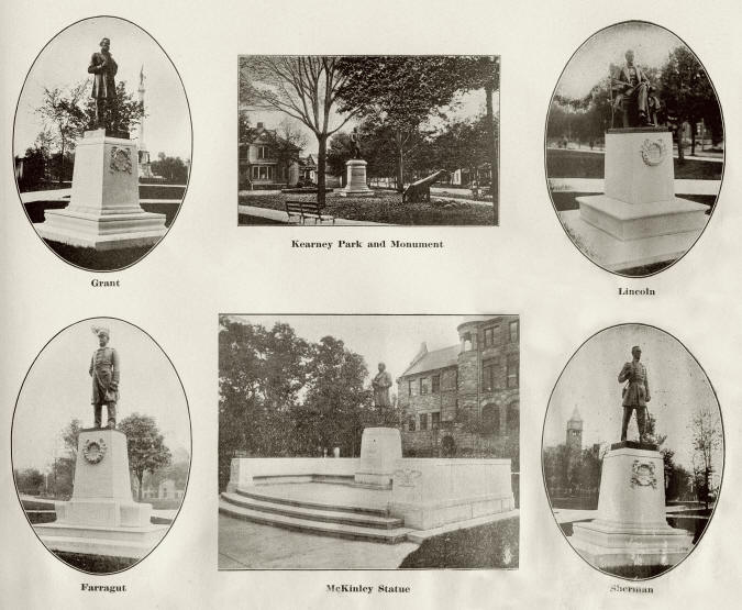 Statues at Hackley Park